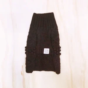 Parker Turtleneck Cable Sweater - Black