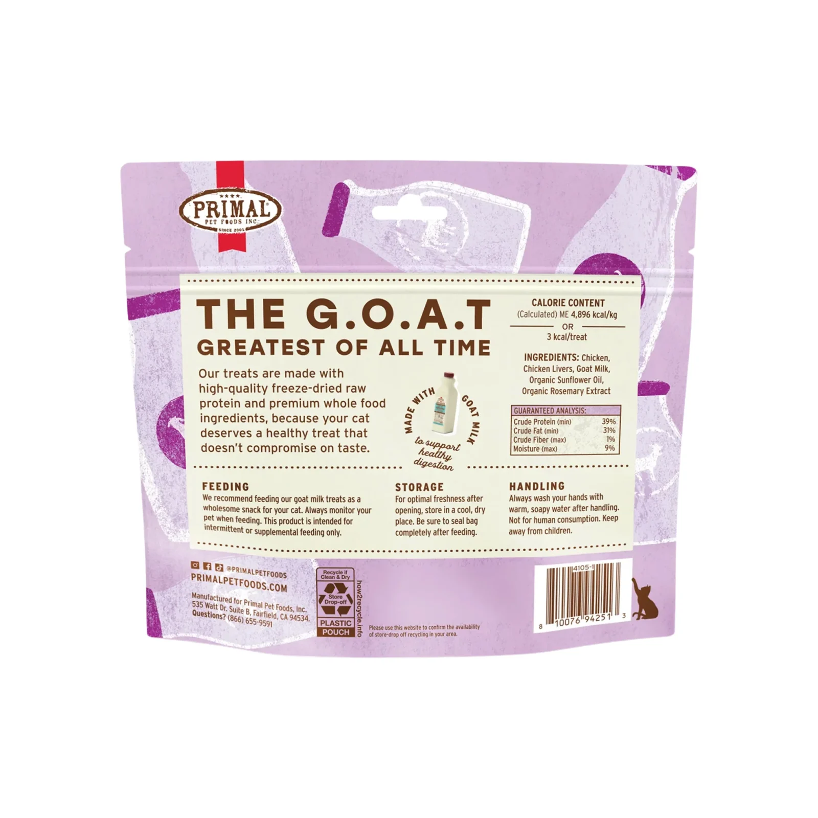 Primal Pet Foods Freeze Dried Cat Treats - Image 2