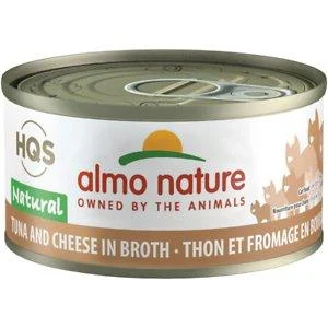 Almo Nature Tuna with Cheese Canned Cat Food - 2.47 oz Cans - Case of 24