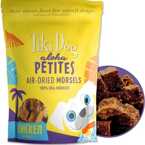Tiki Dog Aloha Petites Air-Dried Morsels Chicken Food Toppers - 5 oz Pouch