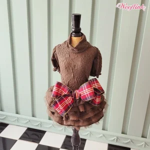 Wooflink Hi Fall Dress in Chocolate