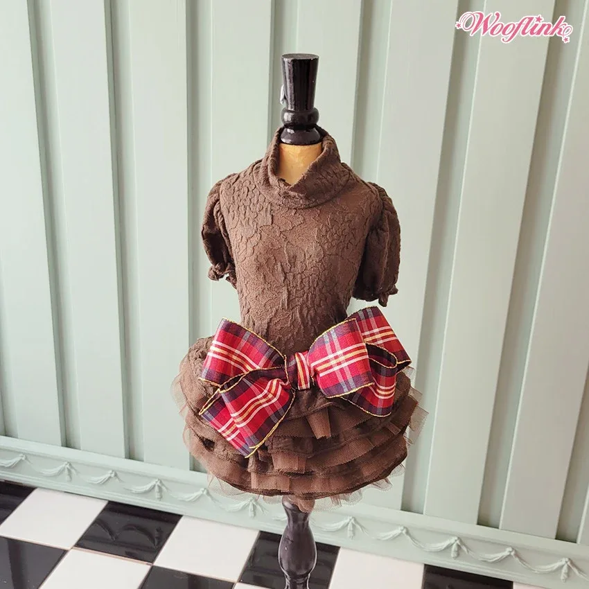Wooflink Hi Fall Dress in Chocolate