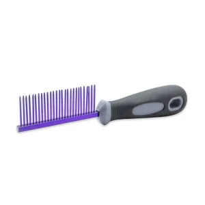Resco Anti-State Purple Medium Tooth Comb w/Handle