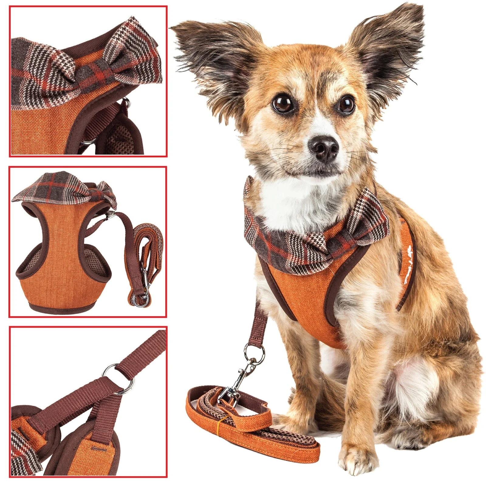 Pet Life ® Luxe 'Pawsh' 2-In-1 Adjustable Fashion Dog Harness and Leash - Image 2