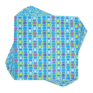 Puppy Paws Dog Bandana, 22 inch, 12 Pack