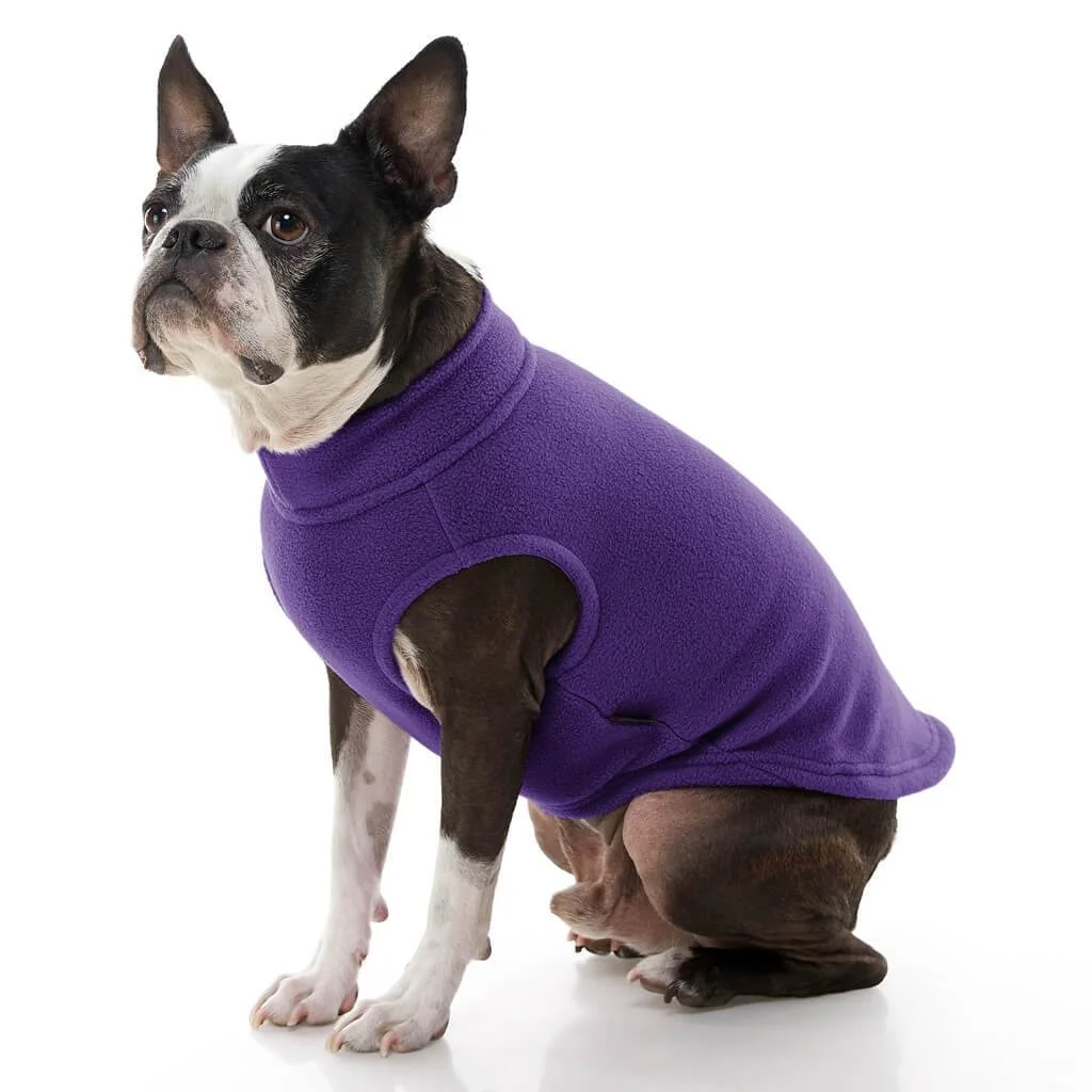 Stretch Fleece Vest For Small and Big Dogs in Violet - Image 2