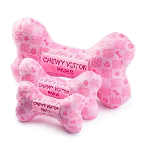 Pink Checker Chewy Vuiton Bone - Image 2