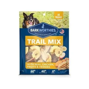 Barkworthies On-The-Go Trail Mix Chicken Dog Treats - 3 oz Bag