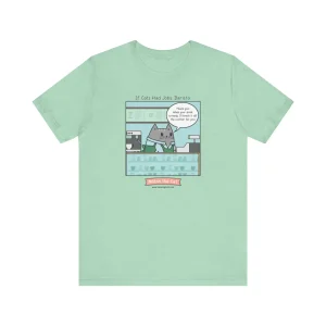 Barista Cat Comic T-Shirt