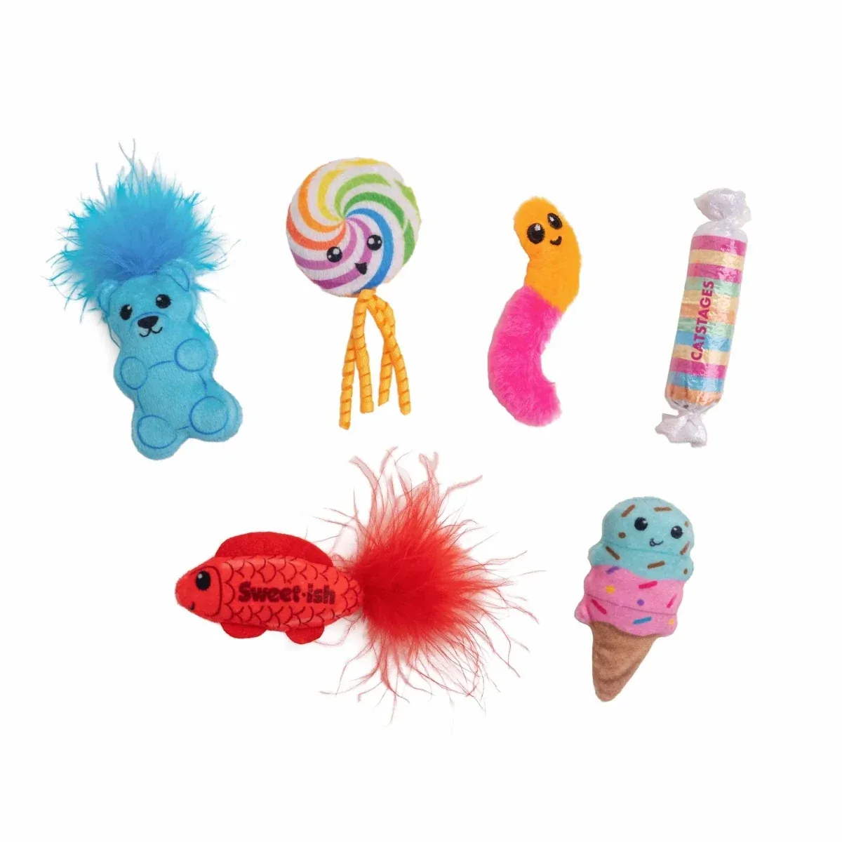 Catstages Kitty Sweet Cat Treats Cat Toys, 6-Count