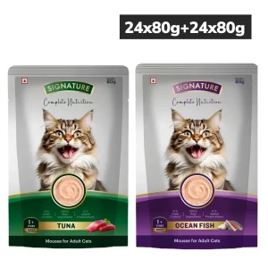Signature Grain Zero Tuna and Ocean Fish Mousse Combo Adult Cat Wet Food