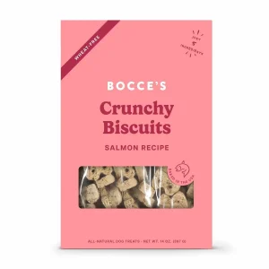 Bocce's Bakery Salmon Biscuit Boxes Dog Treats 14 oz