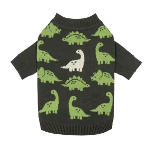 Dinosaur Dog Jacquard Sweater