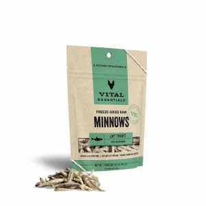Vital Essentials Freeze-Dried Minnows Cat Treats, 0.5 oz