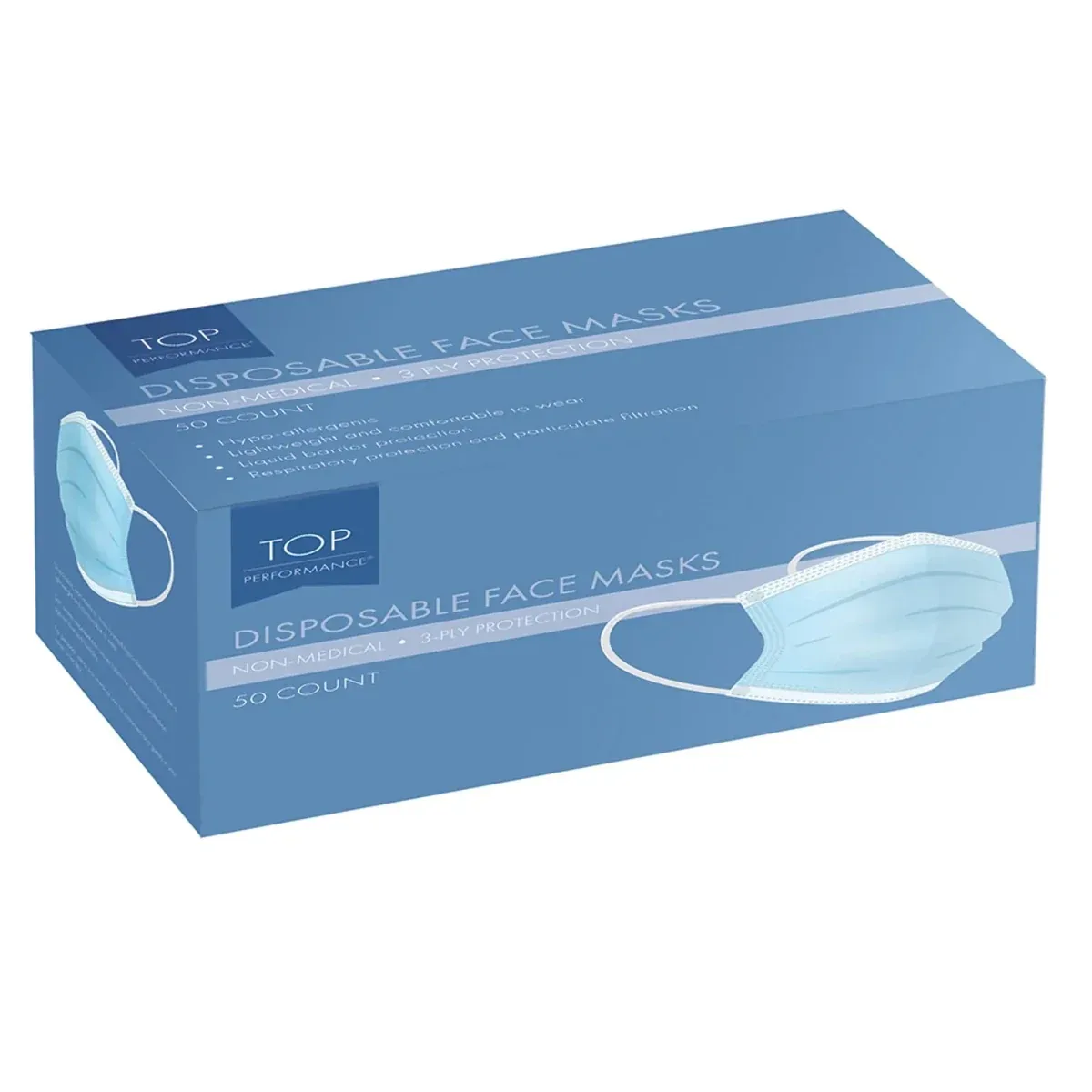 TP Disp Face Mask (non-medical), 50-Count