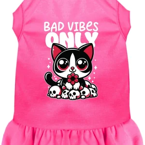 Bad Vibes Only Pet Dress