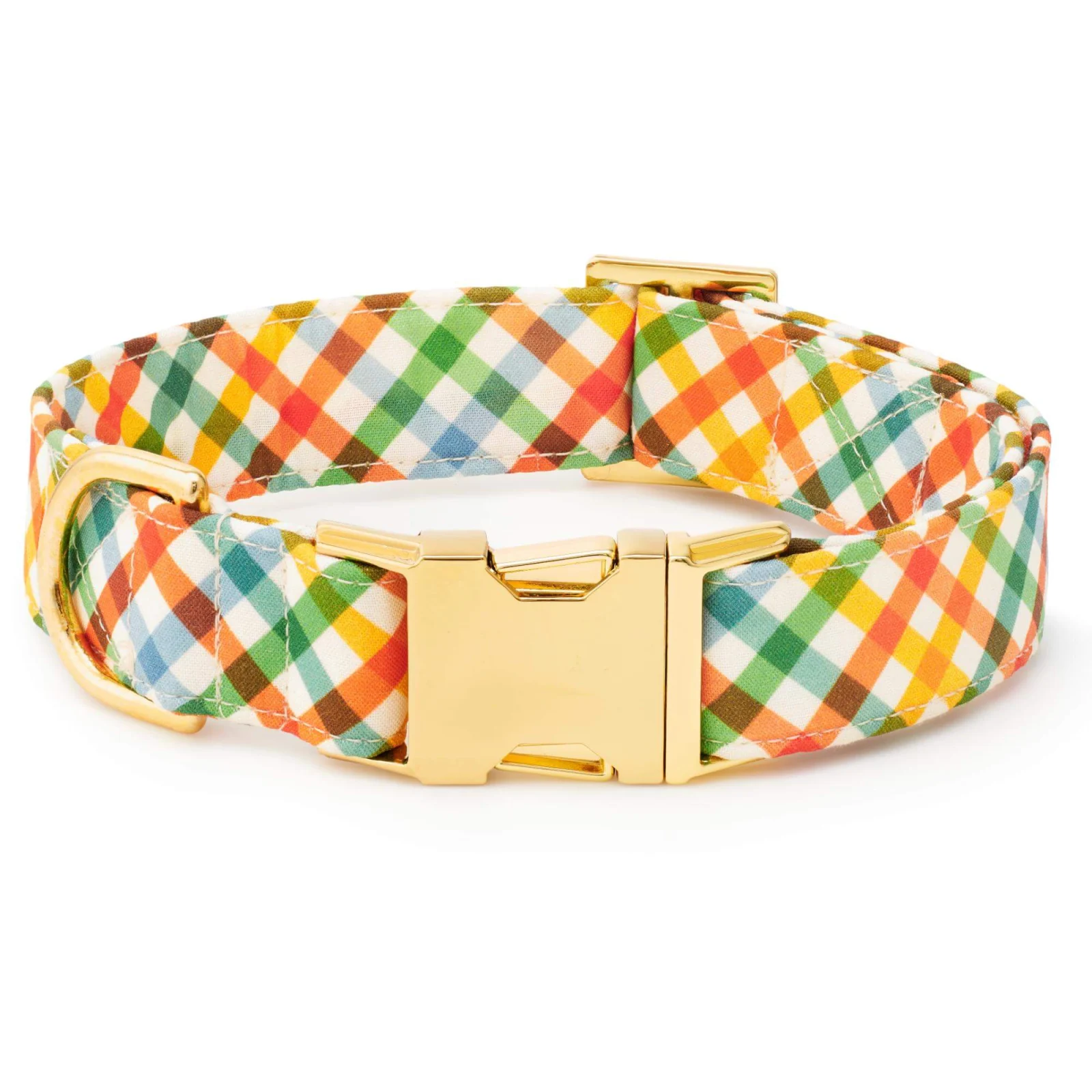 Harvest Gingham Dog Collar - Image 2
