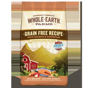 Whole Earth Farms Grain-Free Salmon & Whitefish Dry Dog Food - 4 lb Bag