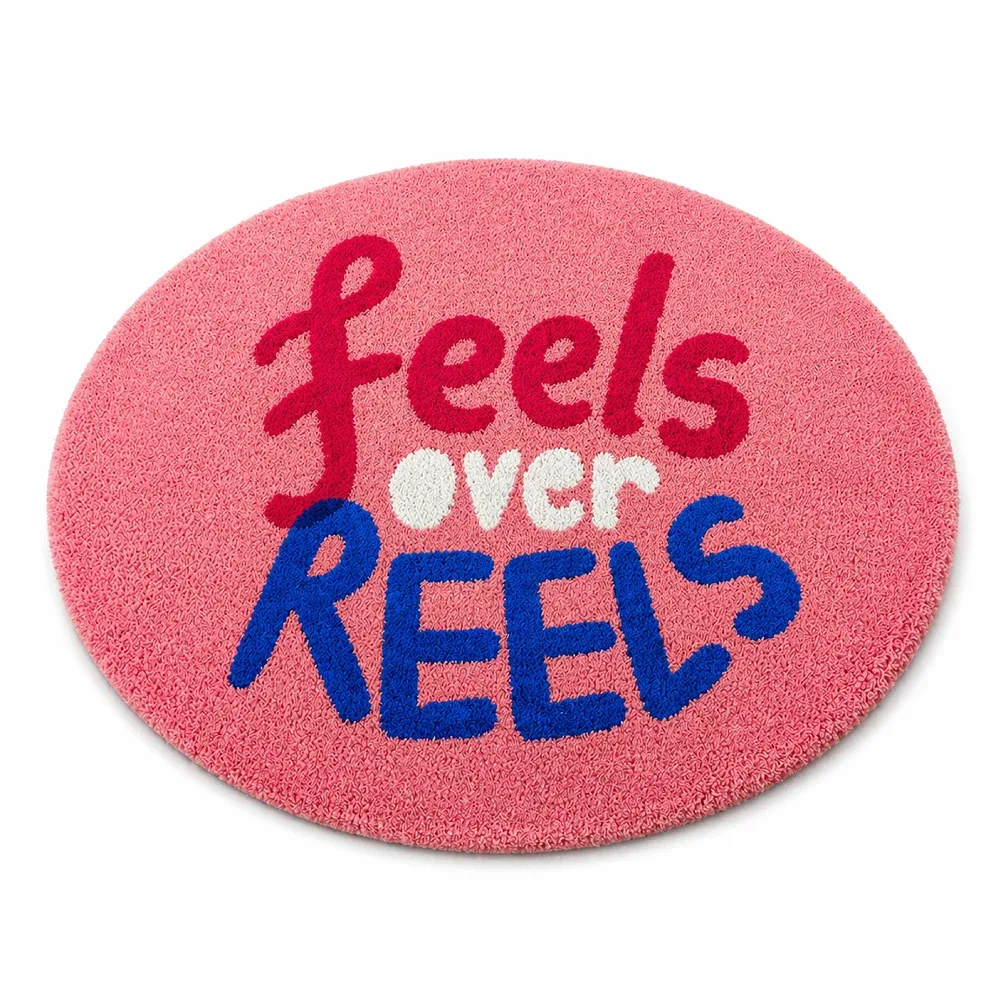 Doodlebawa Feels Over Reels Premium Wool Rug