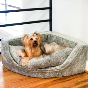 Replacement Cover – Luxury Overstuffed Corner Dog Bed – Show Dog Collection