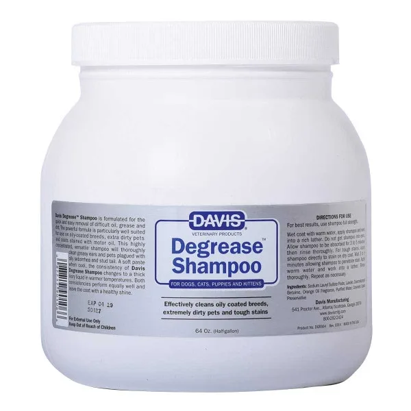 Davis Degrease Shampoo, 64 oz