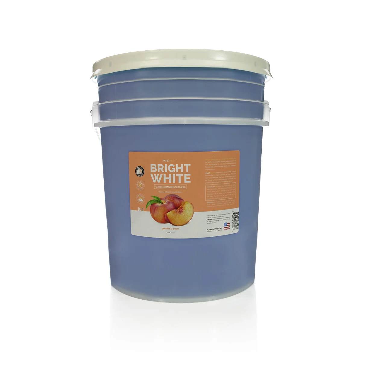 Bark2Basics Bright White Shampoo, 5 Gallon Pail