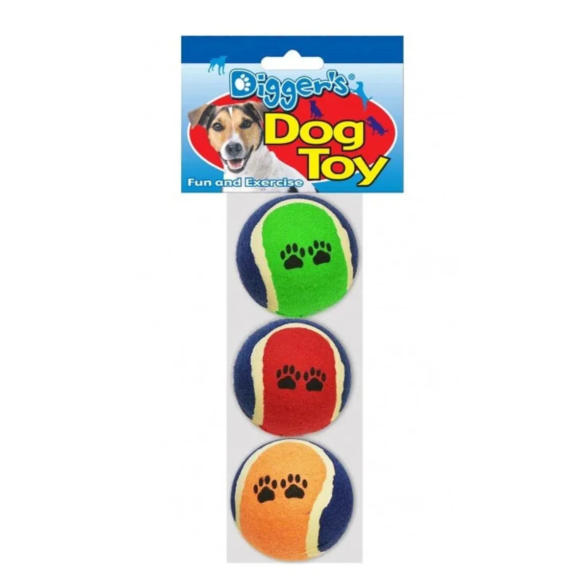 Digger's Tennis Ball, 3-Pack - Image 2
