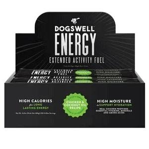 DOGSWELL Energy Extended Activity Fuel Chicken & Coconut Oil Recipe - 0.8 oz Tubes - Case of 20