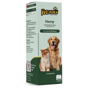 Vetonnix Pet Calming (Hemp) Oral Spray Supplement for Dogs & Cats