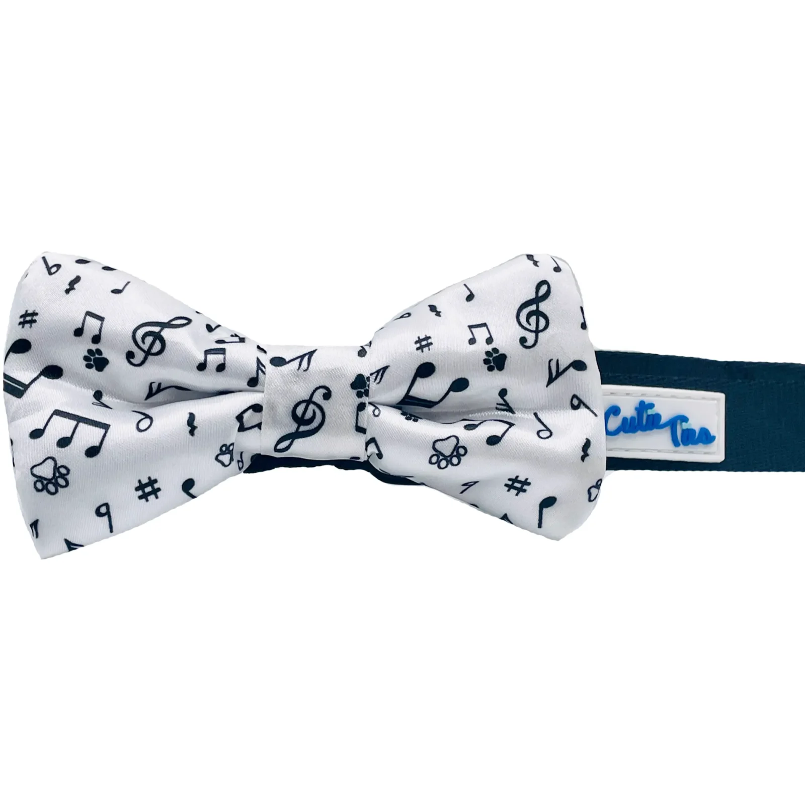 Cutie Ties Dog Bow Tie - Fun Print Dog Collar Accessory