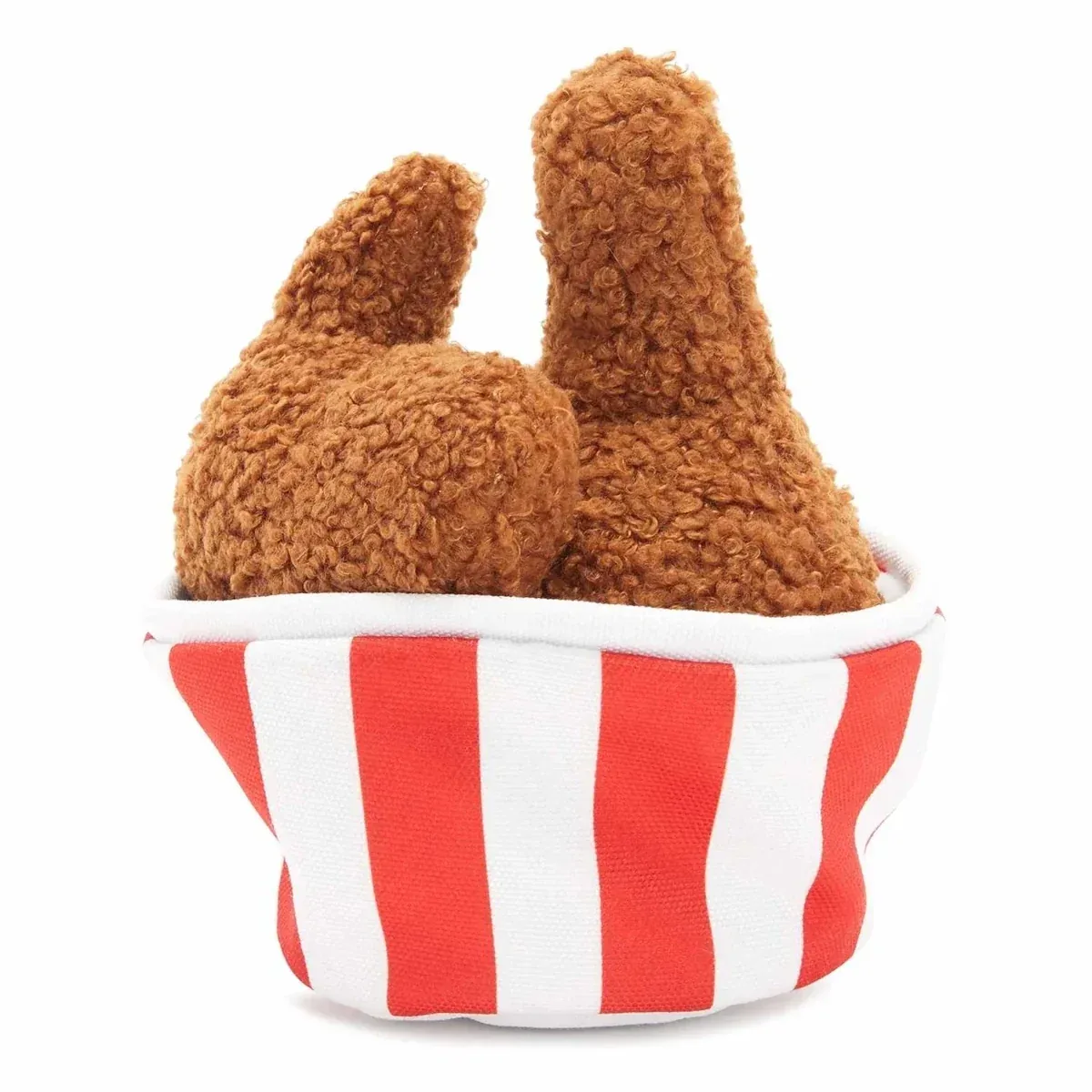 BARK Bucket O' Fried Licken Chicken Plush Dog Toy Small/Medium - Image 2