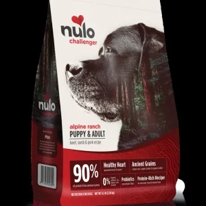 Nulo Challenger Alpine Ranch High-Meat Beef Lamb and Pork Adult and Puppy Dry Dog Food