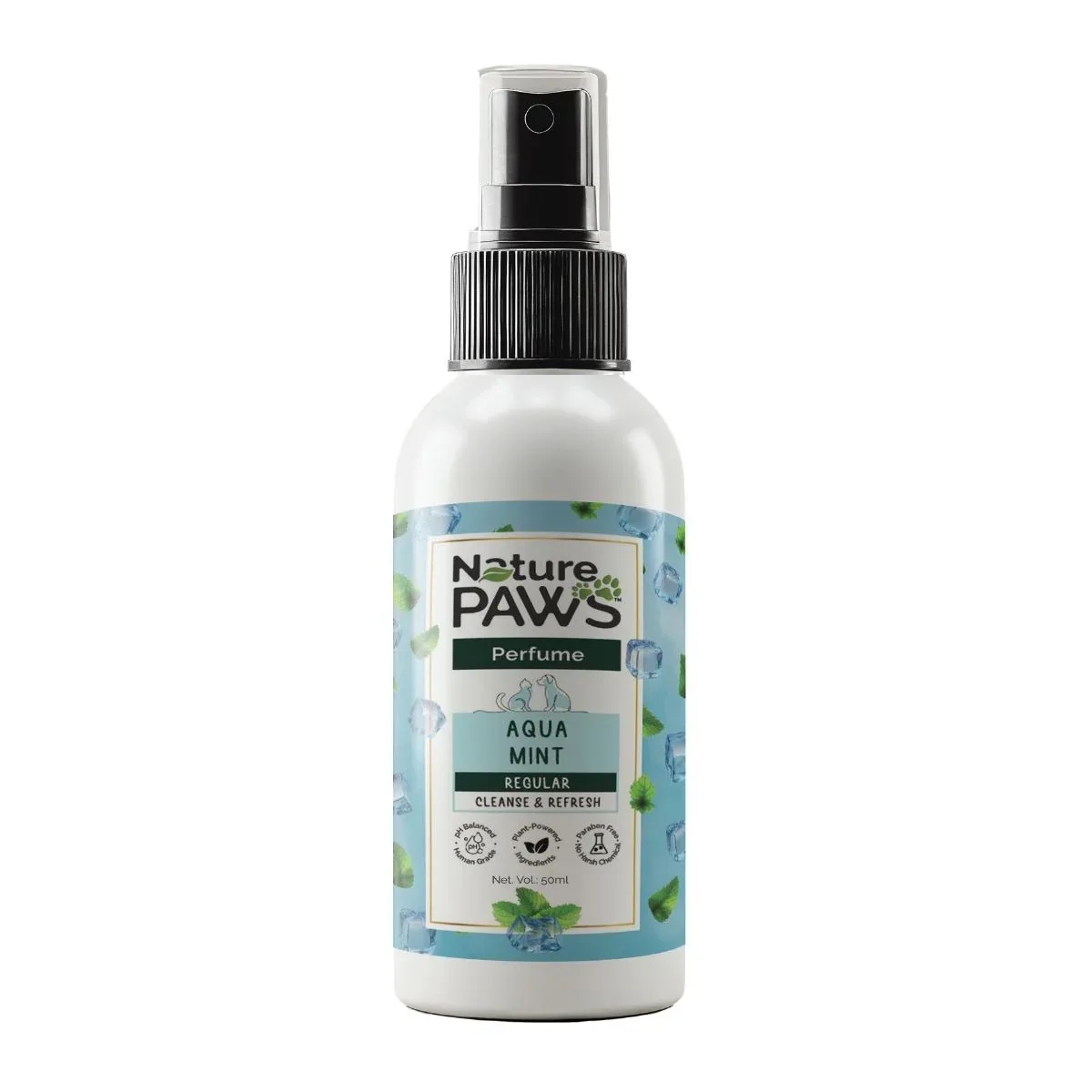 NaturePAWS Regular Range Aqua Mint & Witch Hazel Perfume Spray for Dogs & Cats