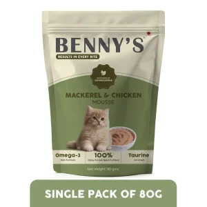 Benny's Bowl Mackerel Fish & Chicken Mousse Wet Food for Cats