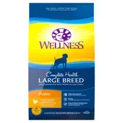 Wellness Complete Health Natural Large Breed Puppy Salmon & Rice Dry Dog Food