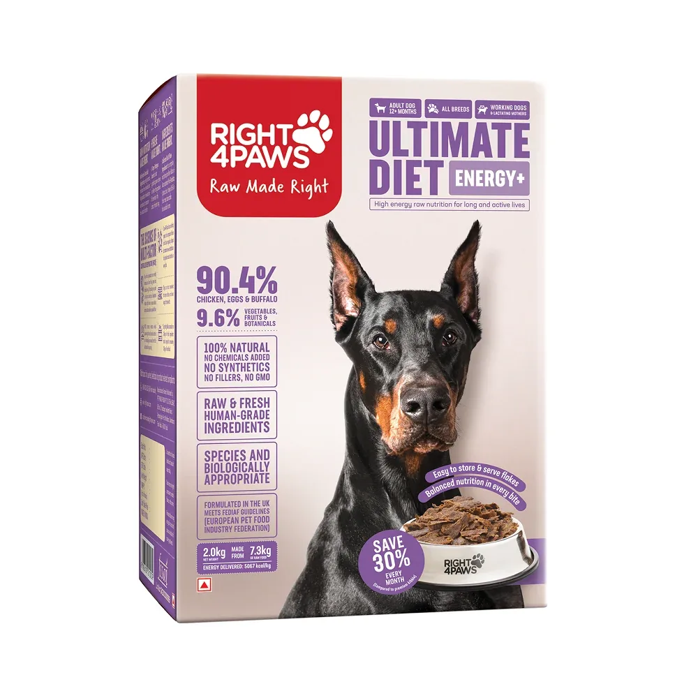 Right4Paws Ultimate Diet Energy+ Adult Dog Dry Food