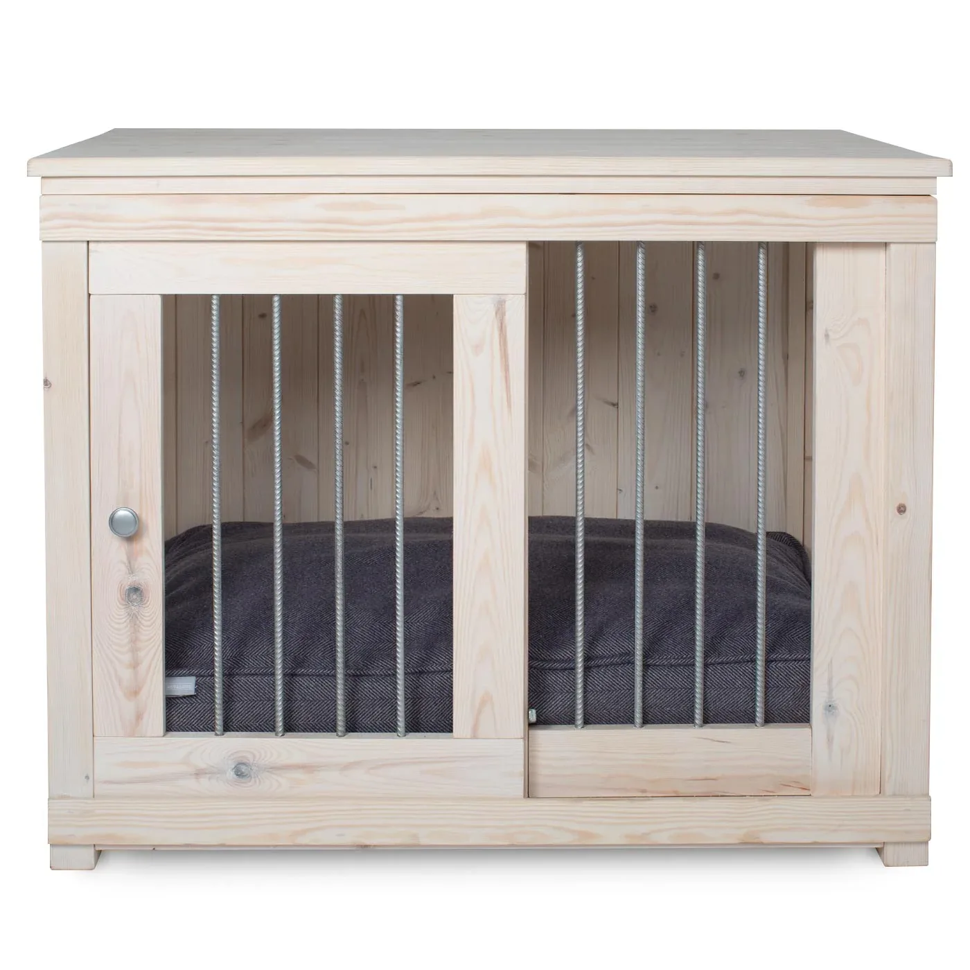 Wooden Sliding Door Salcombe Dog Crate by Lords & Labradors - Image 2