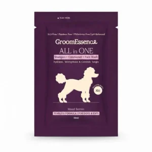 GroomEssence Mixed Berries All in One Shampoo+Conditioner+Face Wash for Dogs & Cats