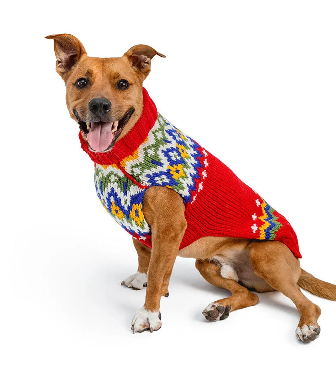 Holiday Fairisle Dog Sweater - Image 2