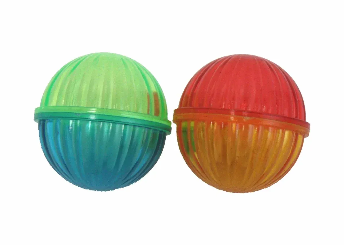 Multipet Lattice Ball Cat Toy Assorted, 1.5 in, 4-Count - Image 2