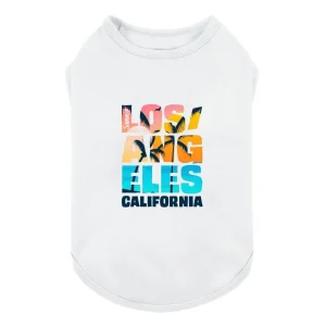 Los Angeles Dog Shirt in White