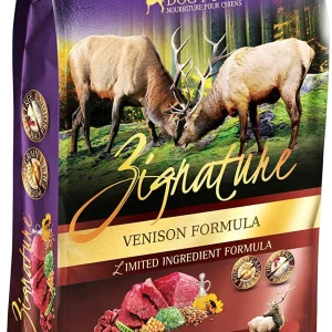 Pets Global Zignature Venison Formula Dry Dog Food - 4 lb Bag