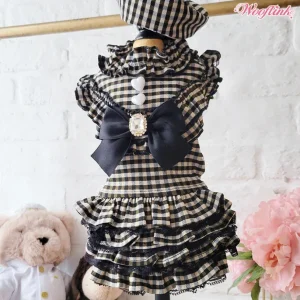Wooflink Posh Girl Dress - Black
