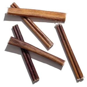 Jack & Pup Displays 5" - 7" Inch Bully Springs Dog Bully Sticks - 40 ct