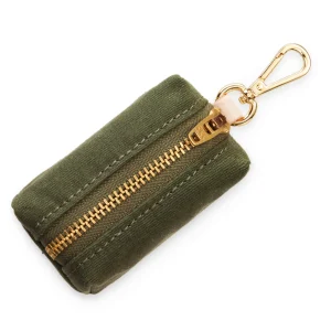 Olive Waxed Canvas Waste Bag Holder