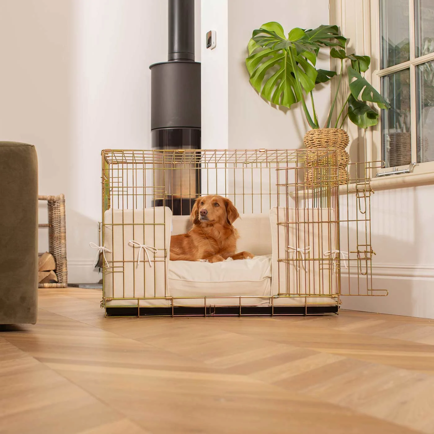 Dog Crate Bumper in Savanna Bone by Lords & Labradors - Image 2
