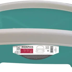 M Pets Memphis Litter Tray for Cats (Teal)