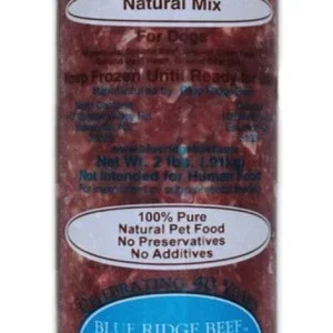 Blue Ridge Beef Frozen Food Natural Mix Dog Chubs - 2 lb Chub