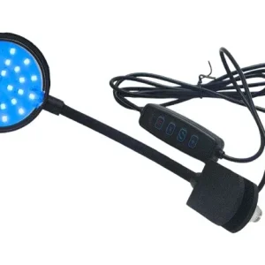 Lifegard® 2.5" Blue Spectrum Clip-On USB LED Light w/In-Line Controller