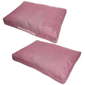 Touchdog 'Hushky' Water-Resistant Premium Raised Rectangular Dog Mat